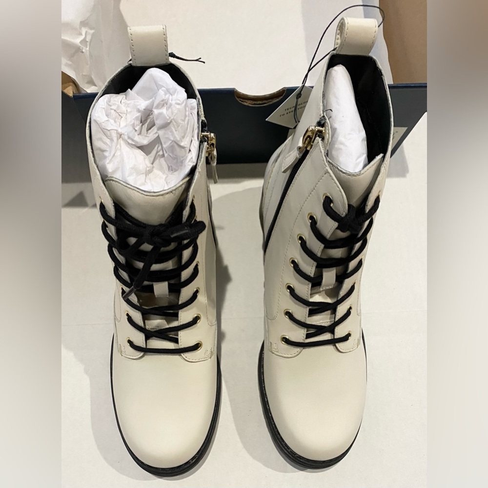 Cole Haan Camea combat boot.